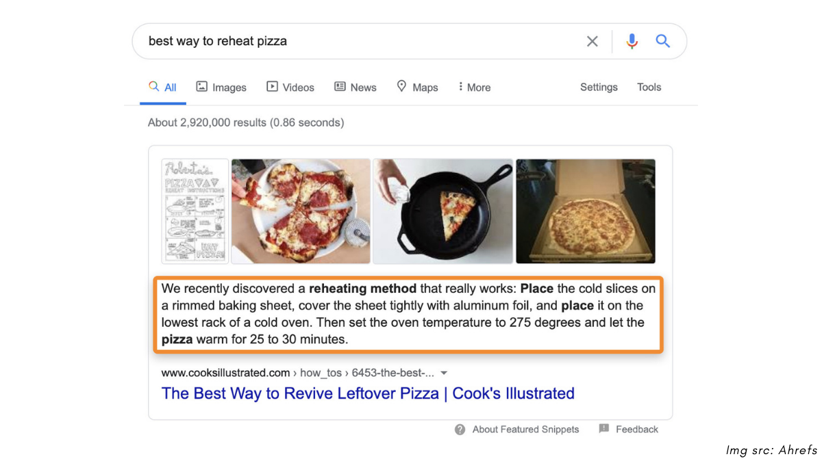 What is Paragraph Featured Snippet?