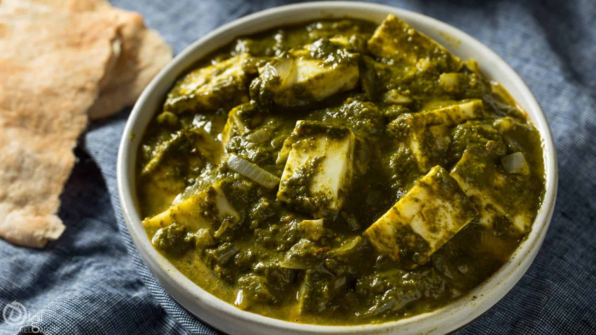 Protein rich – Palak paneer keto Indian breakfast, lunch and supper